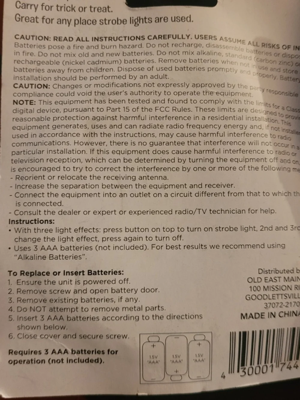 Battery Operated LED Light (3) - Picture 3 of 3